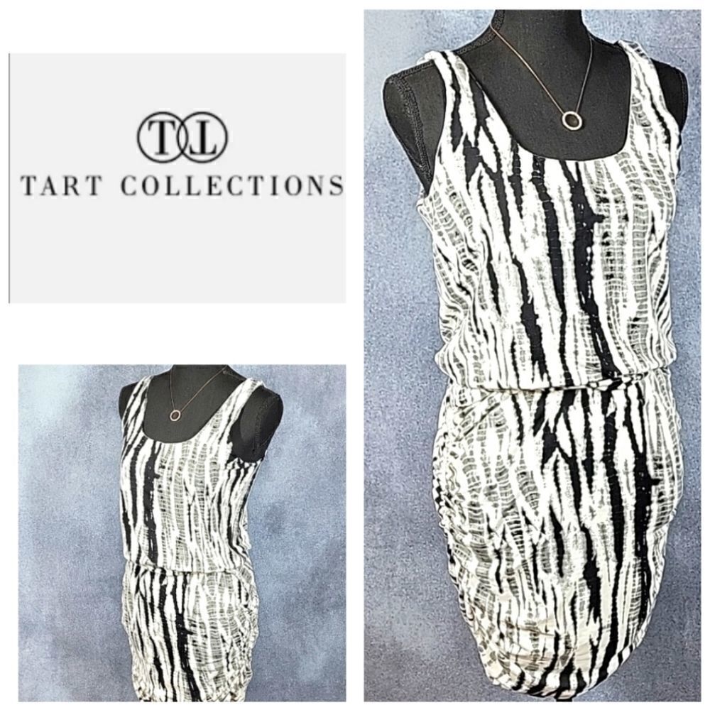 TART Collection Quin Tie-Dye Ruched Sleeveless Mini Dress - Picture 16 of 16